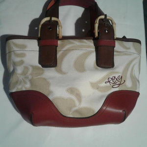 Roxy Purse Small Handbag Cute Floral Brown